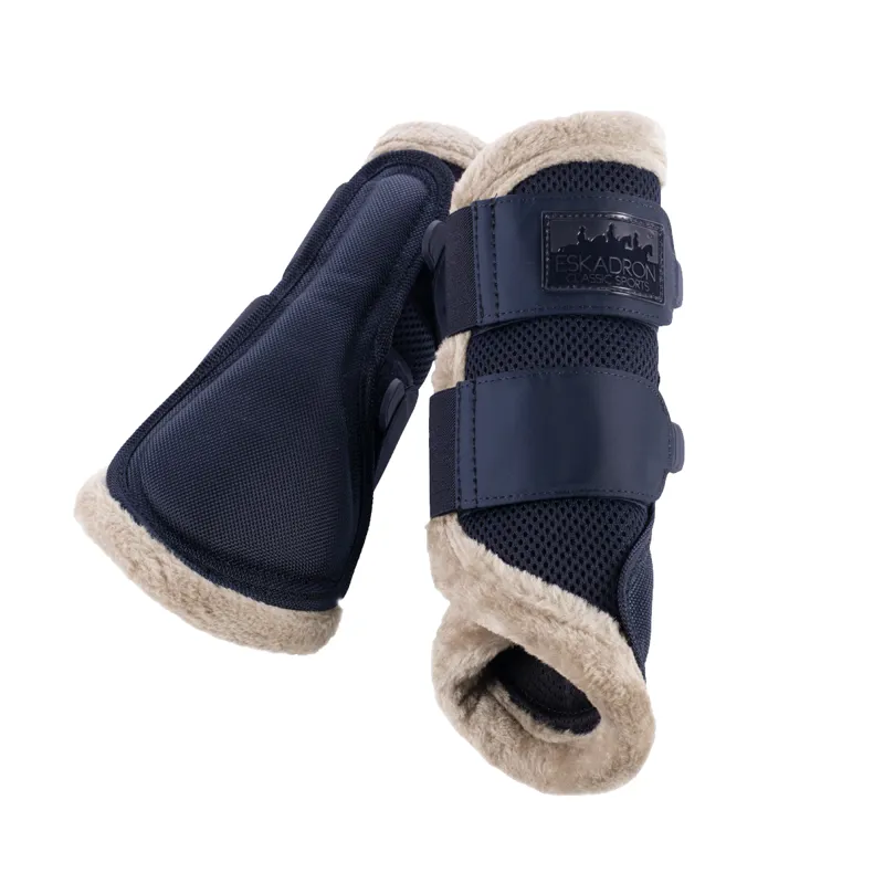 Eskadron Mesh Faux Fur Tendon Boots Classic Sports AW21 - Dark Navy