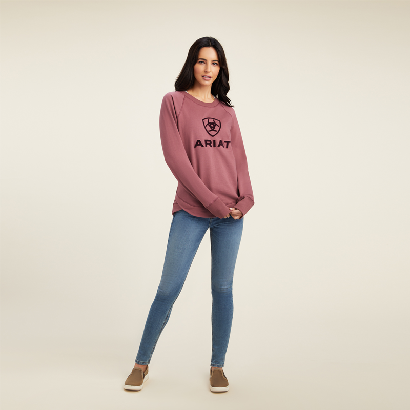 Ariat Women's Benicia Sweatshirt - Wild Ginger-3