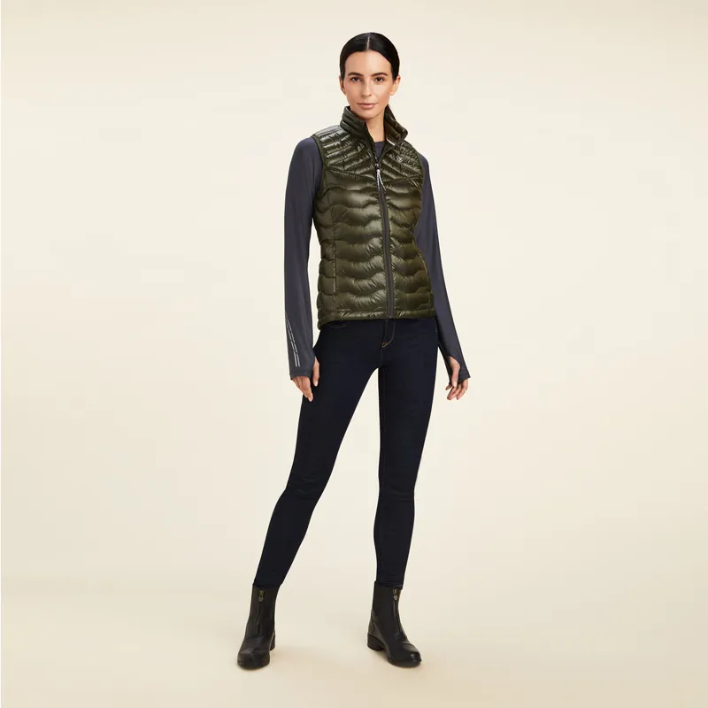 Ariat Women's Ideal Down Vest - Forest Mist -3