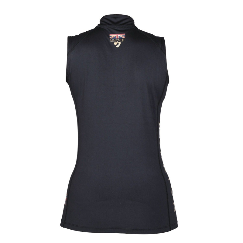 Aubrion Team Sleeveless Base Layer - Black-3