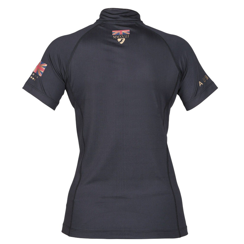 Aubrion Team Short Sleeve Base Layer - Black-1