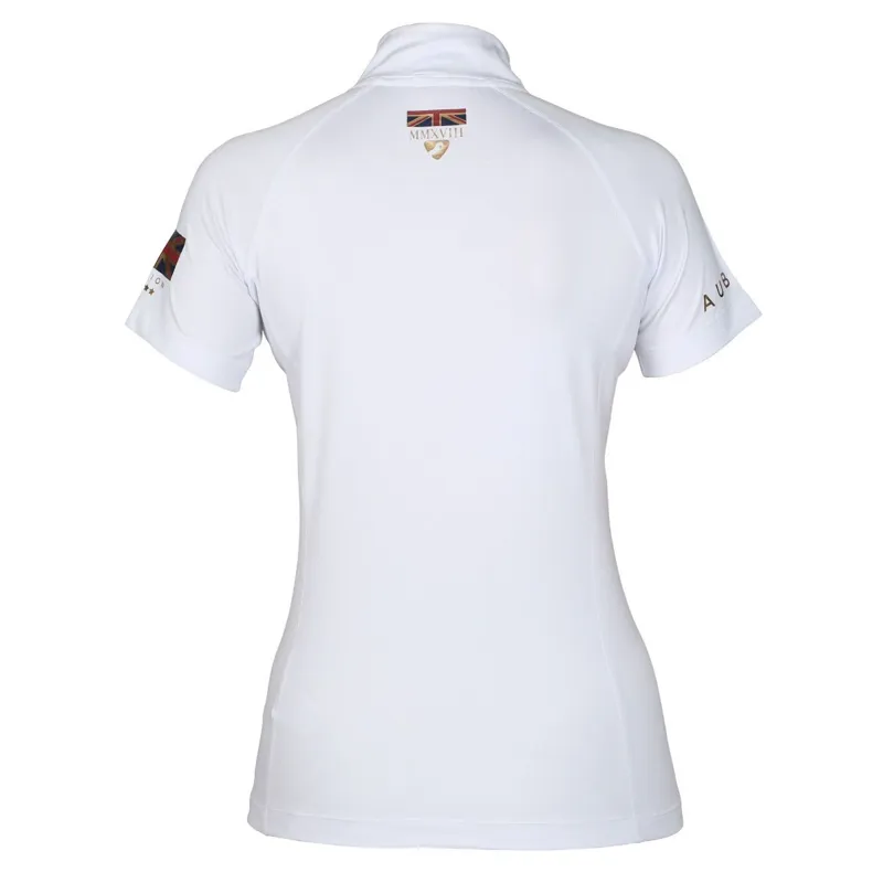 Aubrion Team Short Sleeve Base Layer - Maids - White-1