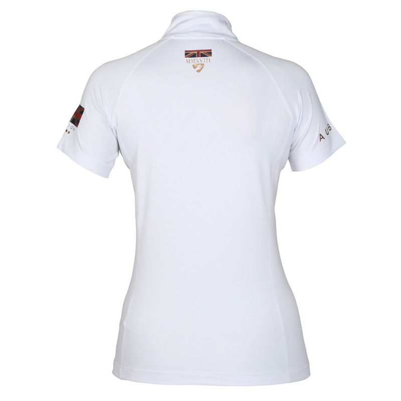 Aubrion Team Short Sleeve Base Layer - White-1