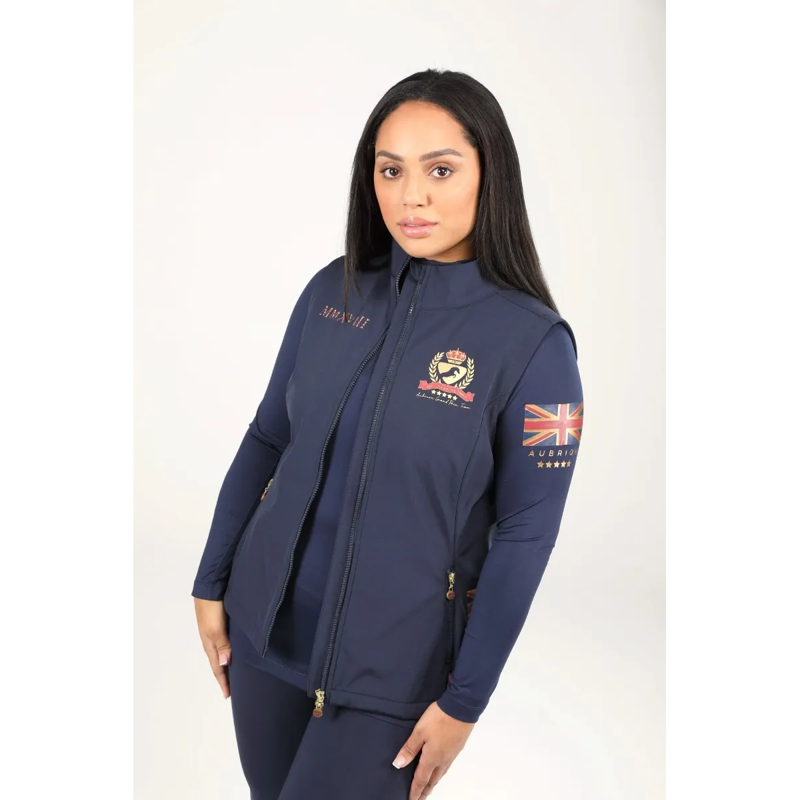 Aubrion Team Softshell Gilet - Navy-2