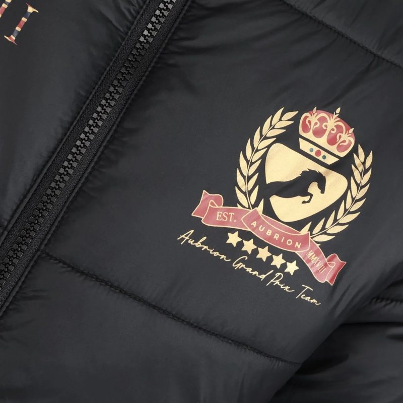 Aubrion Team Padded Coat - Black-4