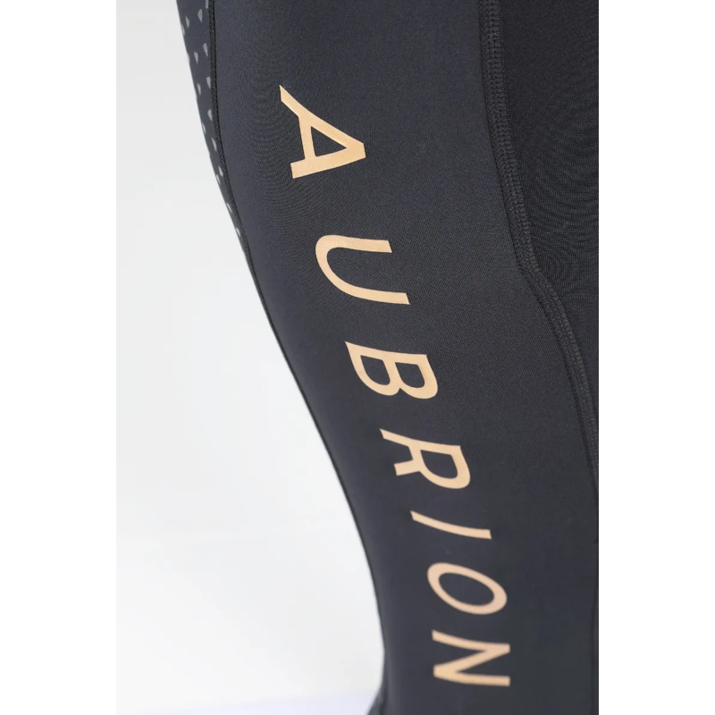 Aubrion Team Riding Tights - Black-2
