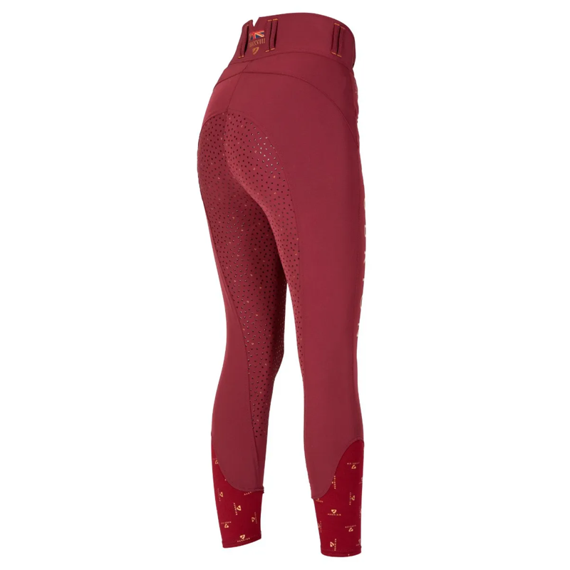 Aubrion Team Breeches - Burgundy-1