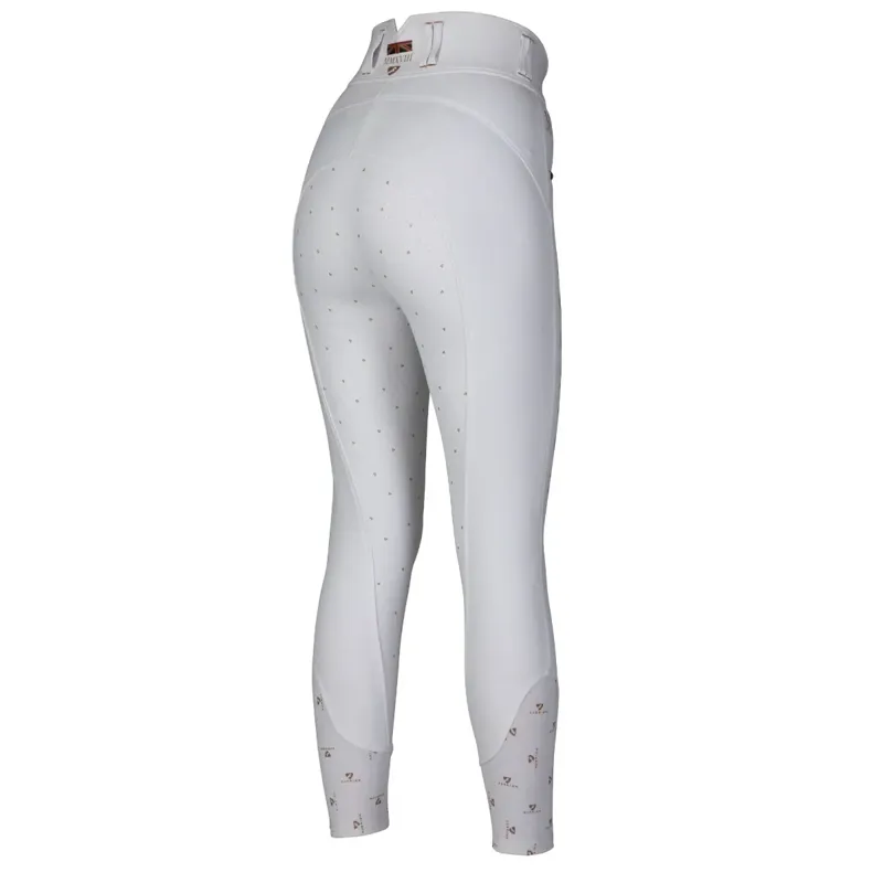Aubrion Team Breeches - White-1