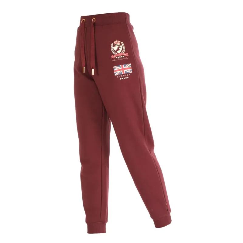 Aubrion Team Joggers - Burgundy-1