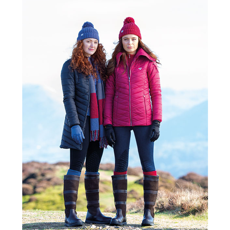 Aubrion Ladies Newberry Short Jacket - Red-1