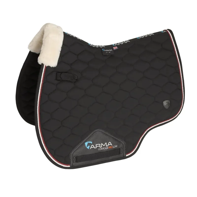 ARMA Braided Trim Saddlecloth - Black