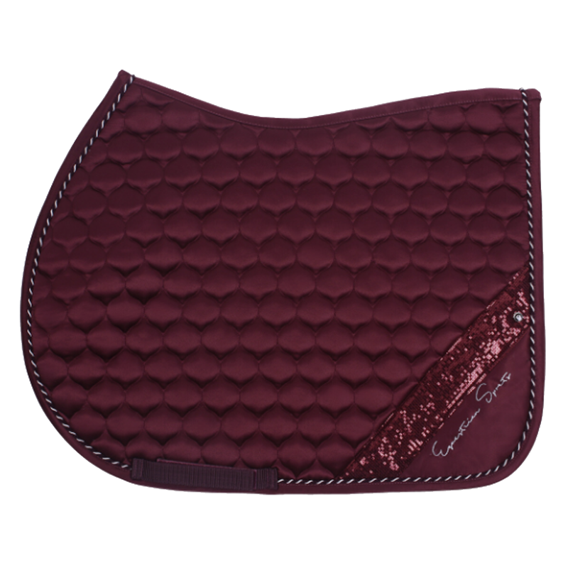 QHP Saddle pad Brilliance - Porto Red-2