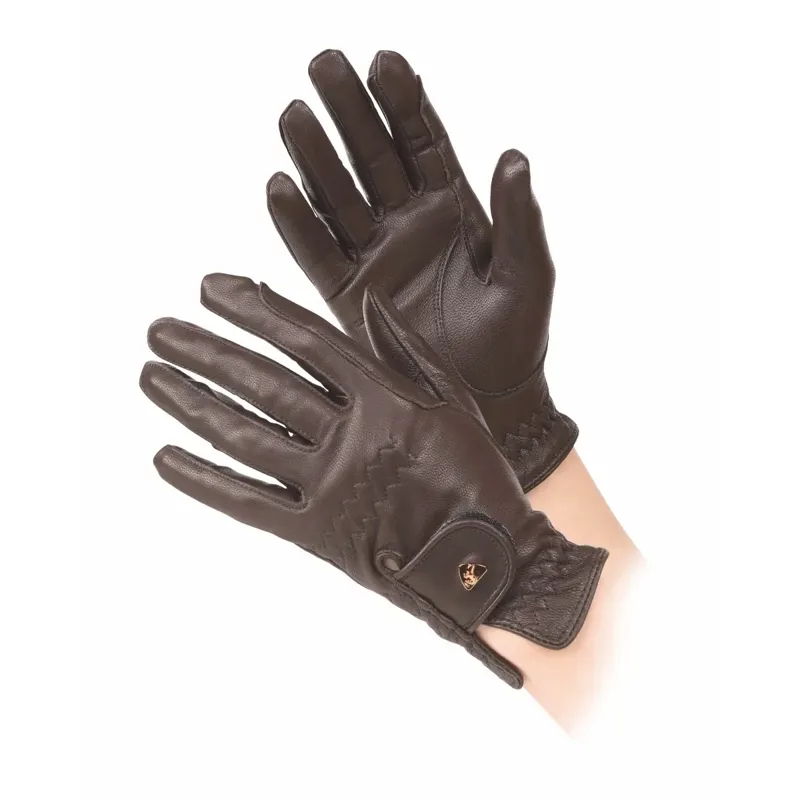 Aubrion Estade Riding Gloves - Brown
