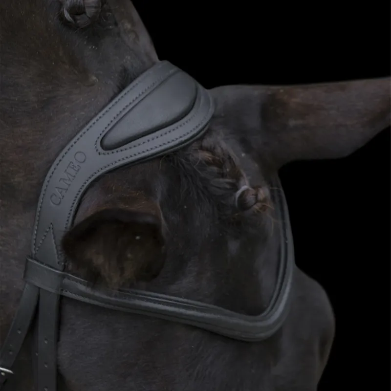 Cameo Core Collection Anatomic Bridle With Sure Grip Reins - Brown-3