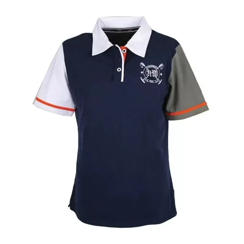 Horseware Armel Unisex Rugby Polo Shirt - Navy
