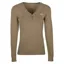 Horseware AA V-neck Sweater with Buttons - Straw