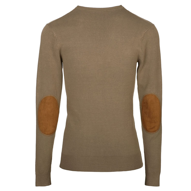 Horseware AA V-neck Sweater with Buttons - Straw-1