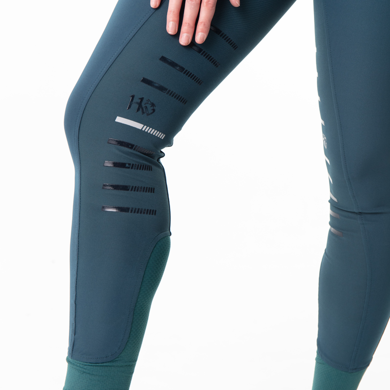 Horseware Hybrid Meryl Pull-Up Breeches - Galactic Teal-4