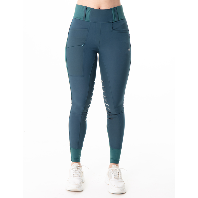 Horseware Hybrid Meryl Pull-Up Breeches - Galactic Teal-1