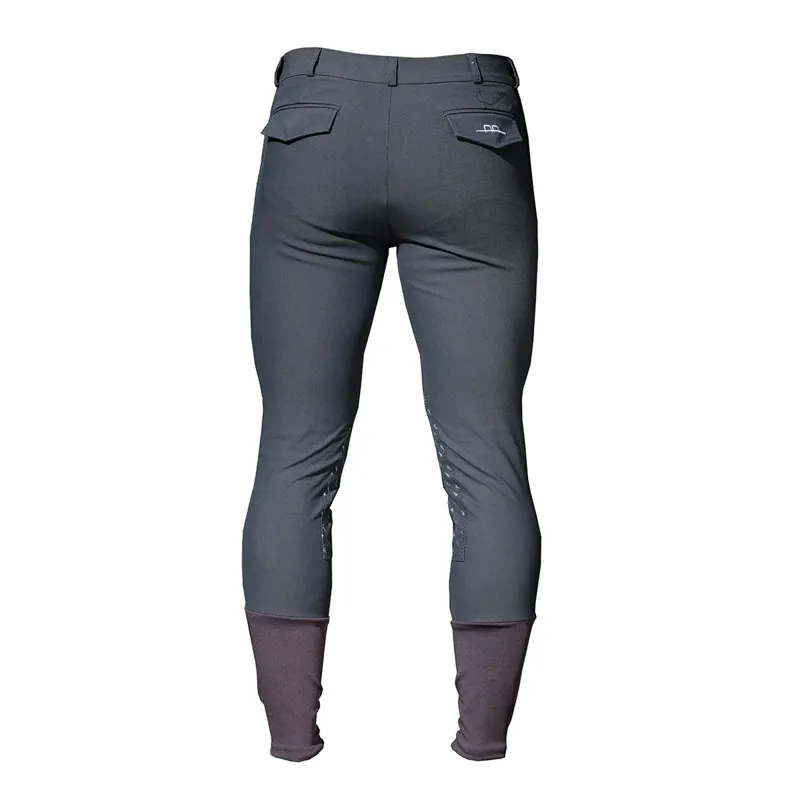 Horseware AA Men's Silicone Knee Patch Breech - Charcoal-1