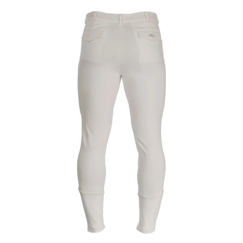 Horseware AA Men's Silicone Knee Patch Breeches - White-1