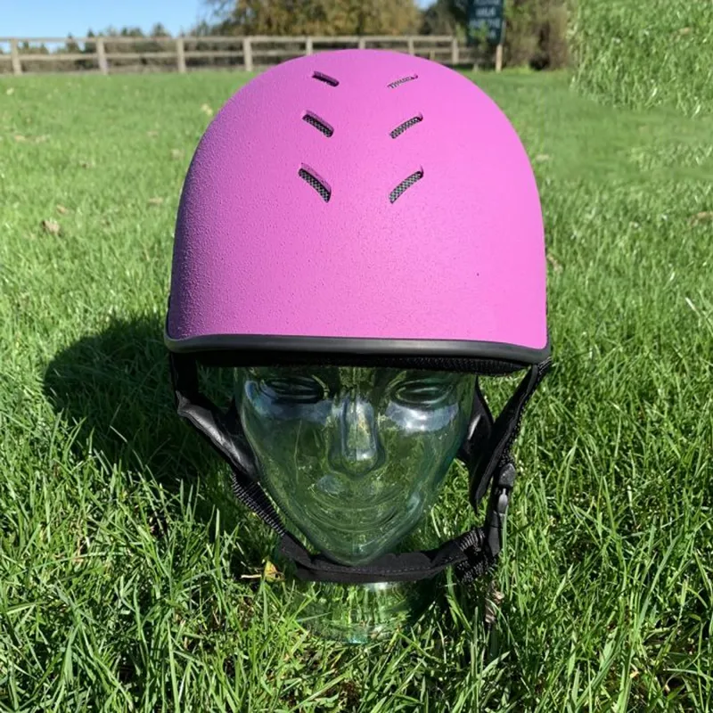 Charles Owen JS1 Pro Jockey Skull - Raspberry