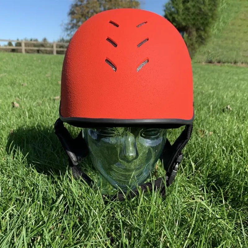 Charles Owen JS1 Pro Jockey Skull - Poppy