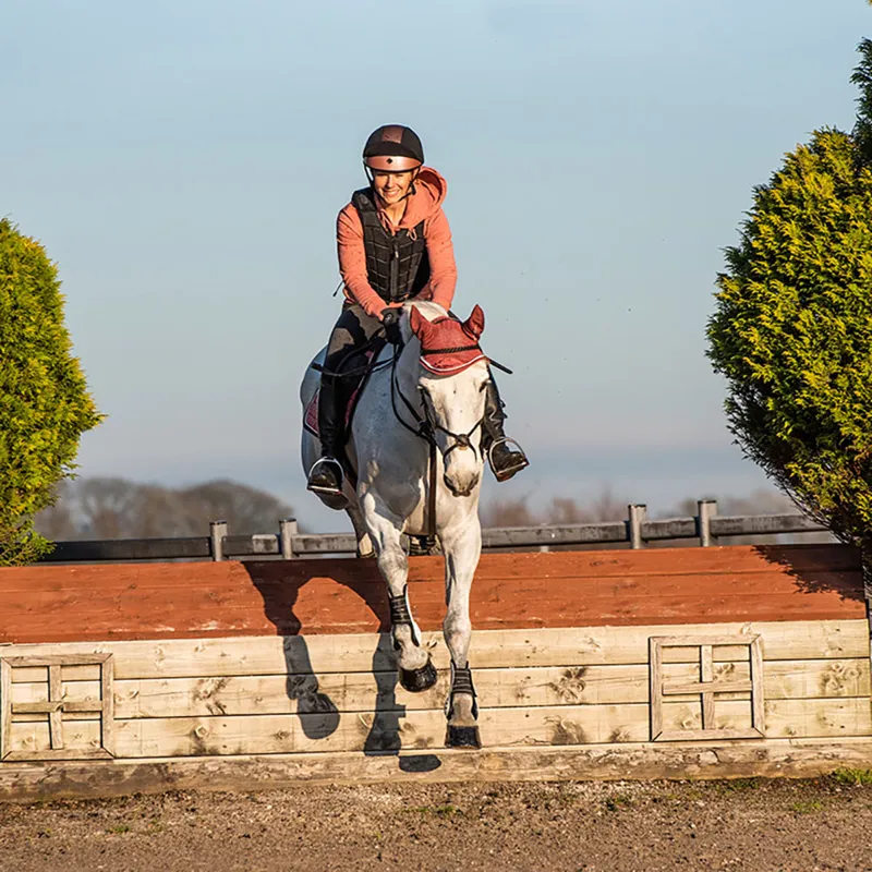 Charles Owen Pro II Plus Jockey Skull - Rose Gold-2