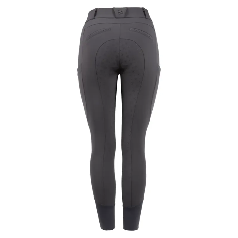 Cavallo Carina Ladies Grip Mobile Breeches - Fog Grey-1
