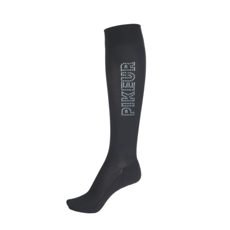 Pikeur Sequin Transfer Socks - Anthracite