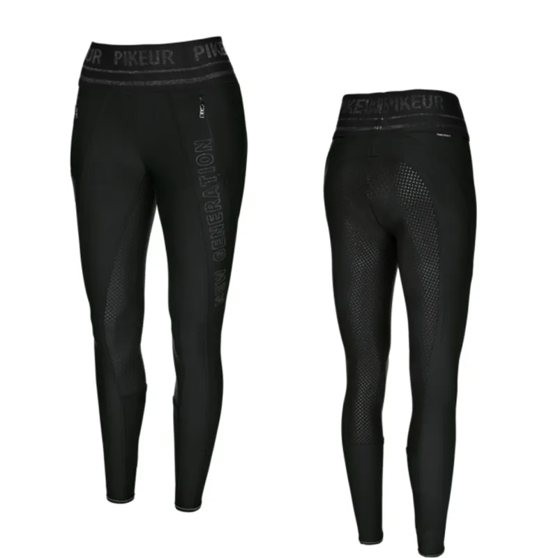 Pikeur Glenn Grip Athleisure Ladies Breeches - Dark Shadow