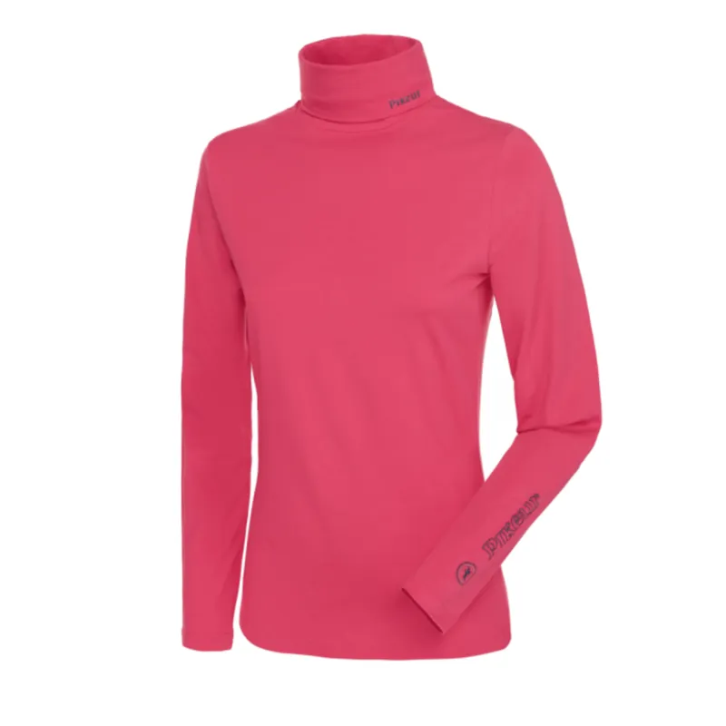 Pikeur Sina Ladies Polo Neck Top - Rouge Red