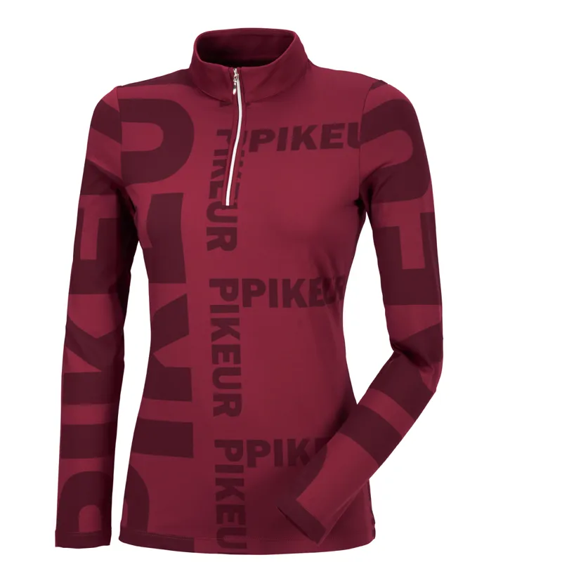 Pikeur Ennie Long Sleeved Top - Chili/Dark Red