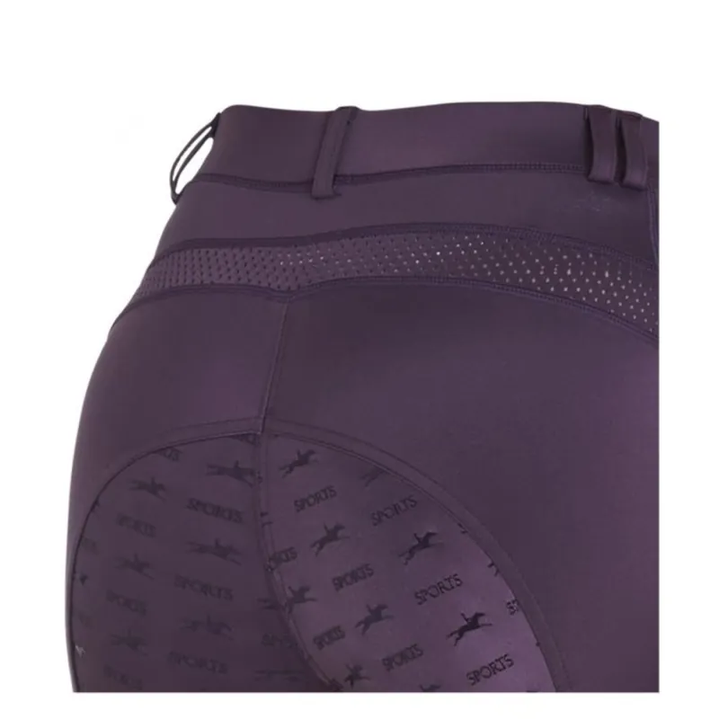 Schockemohle Air Pocket Riding Tights - Mauve-2