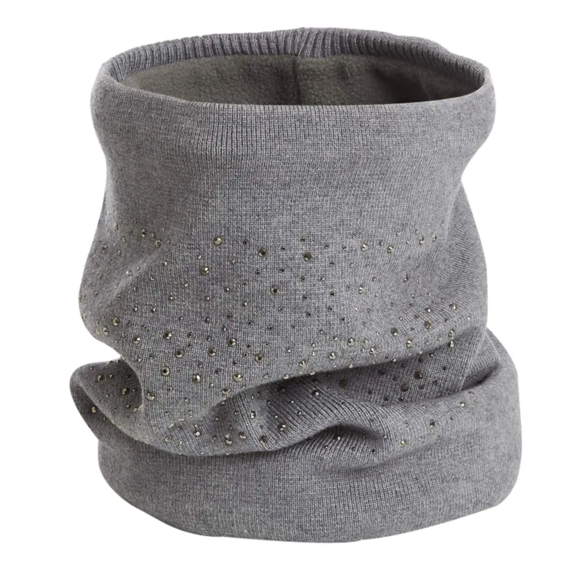 Schockemohle Ladies Crystal Style Tube - Silver/Melange