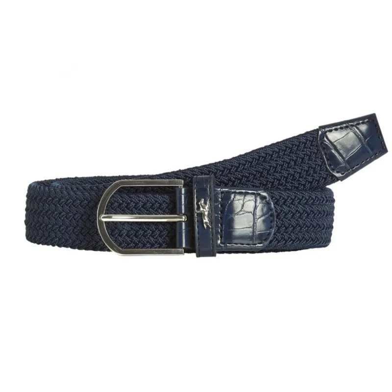 Schockemohle Sporty Logo Belt - Dark Blue