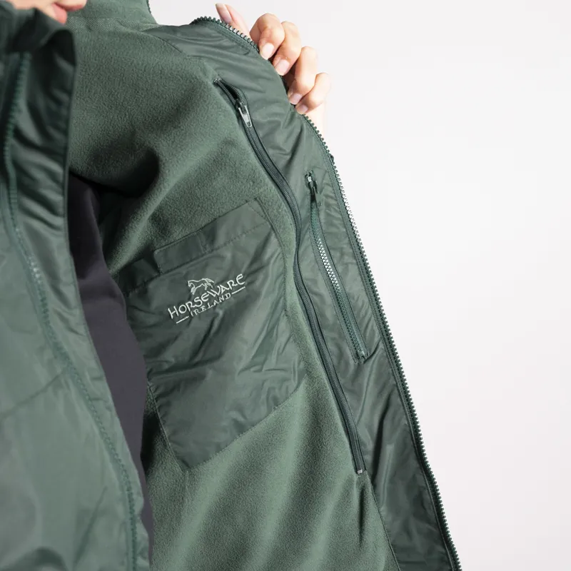 Horseware Custom Showerproof Unisex Jacket - Forest Green-4