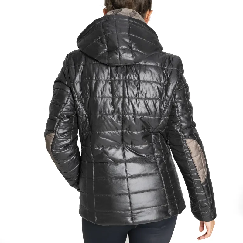 Pikeur Lucita Ladies Quilted Jacket - Espresso-2