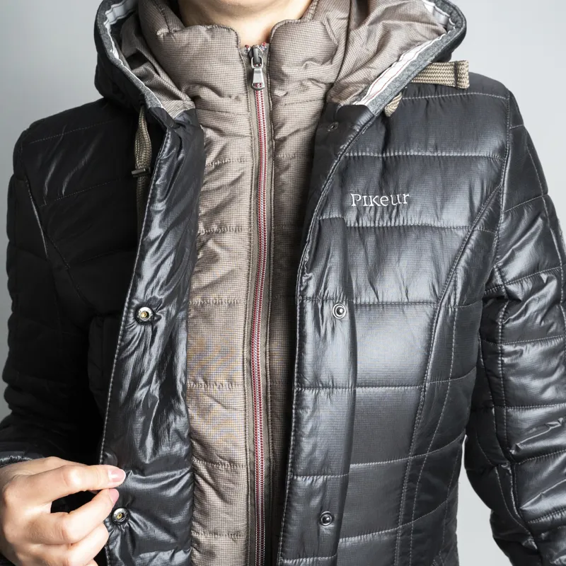 Pikeur Lucita Ladies Quilted Jacket - Espresso-3