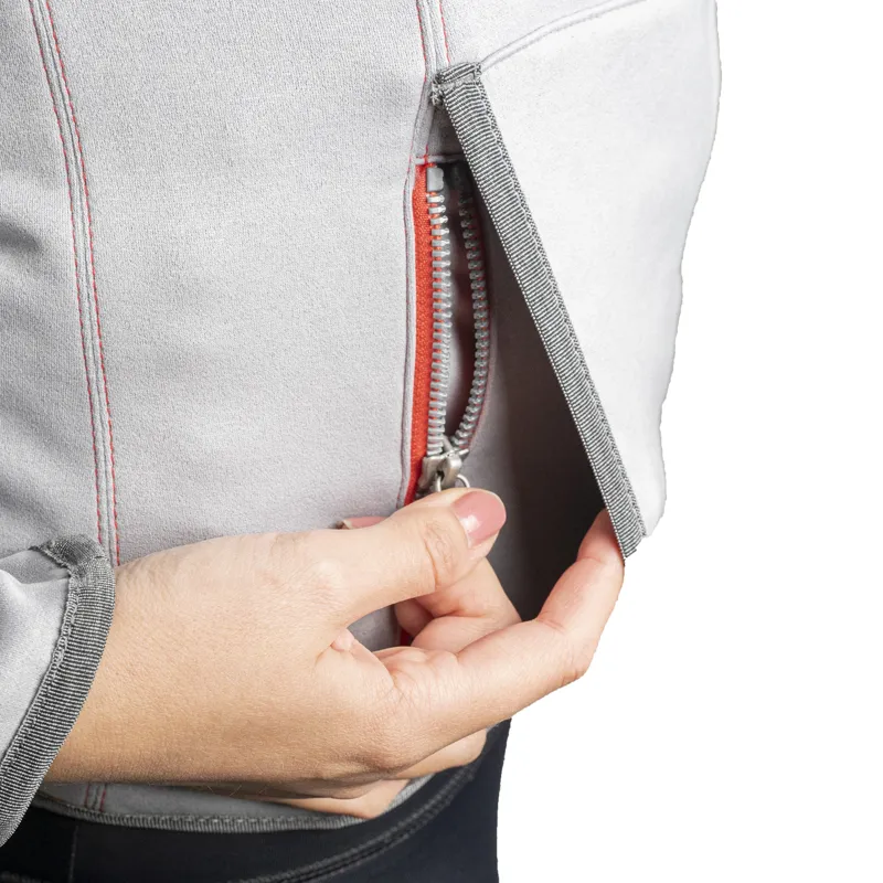 Pikeur Dorena Ladies Fleece Jacket  - Light Grey-4