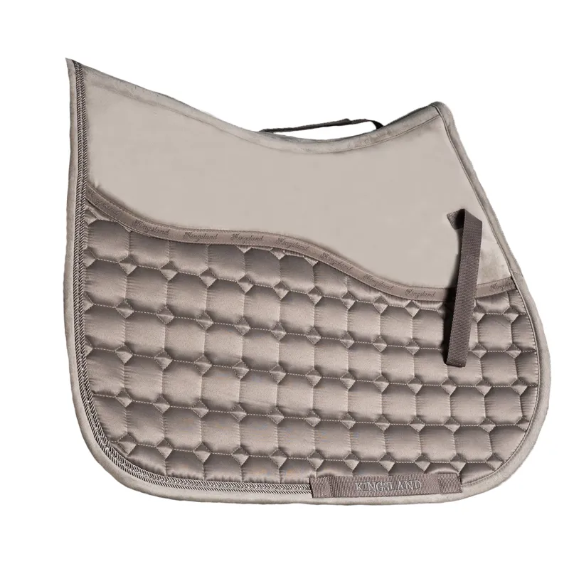 Kingsland KLodessa Satin Jumping Saddle Pad - Beige-1