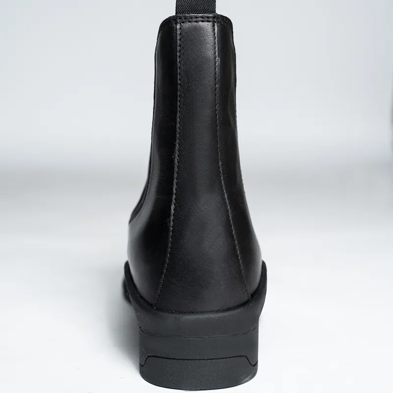 Hope Valley Edale Childrens Pull On Jodhpur Boots - Black-3