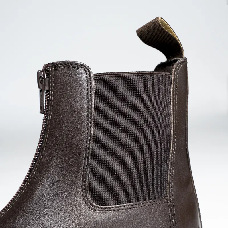 Hope Valley Castleton Childrens Zip Jodhpur Boots - Brown -2