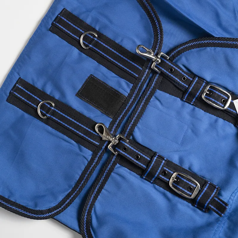 Loveson Summer Stable Sheet - Navy/Navy/Blue-1