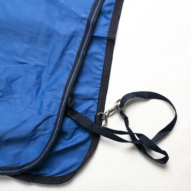 Loveson Summer Stable Sheet - Navy/Navy/Blue-3