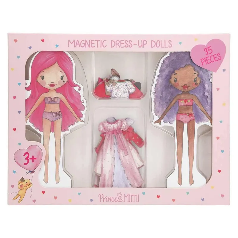 strapless open back dress Princess Magnetic Dress Up Play Set