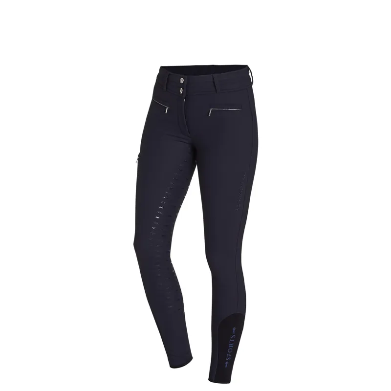 Schockemohle Winter Heather Style Breeches - True Navy
