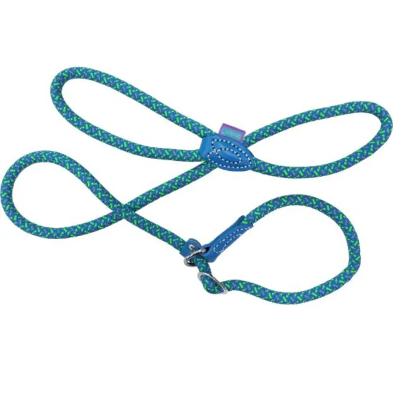 Hem And Mountain Rope Slip Lead - Blue