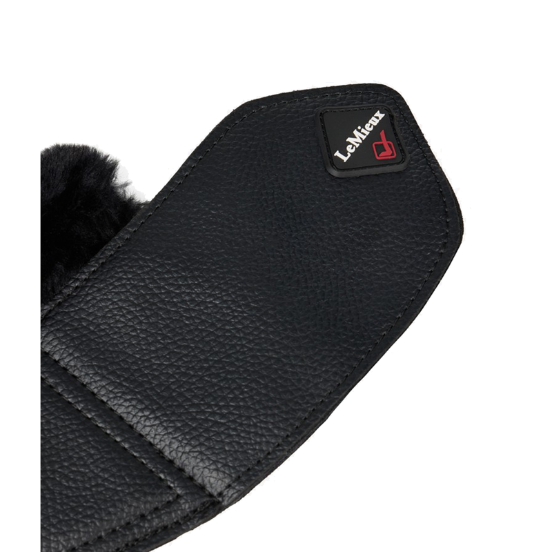 LeMieux Fleece WrapRound Over Reach Boots - Black-1