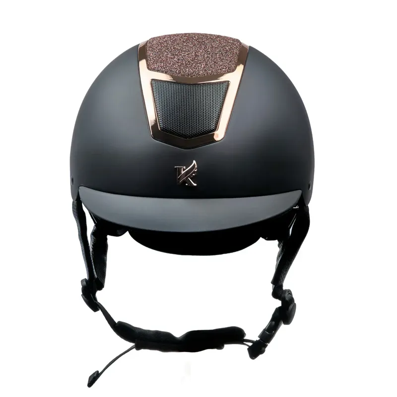 Karben Valentina Riding Hat - Black/Rose Gold